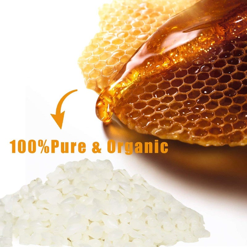 Howemon White Beeswax Pellets 2LB 100% Pure and Natural Triple Filtered for Skin, Face, Body and Hair Care DIY Creams, Lotions, Lip Balm and Soap Making Supplies - Image 4